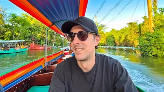 I Finally Got To Do This! Long Tail River Boat Tour in Bangkok Thailand 🇹🇭