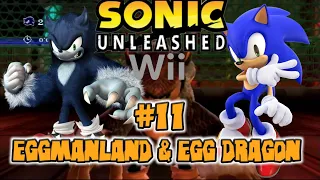 Sonic Unleashed Wii part 11 Eggmanland & Egg Dragoon (4K 60FPS)