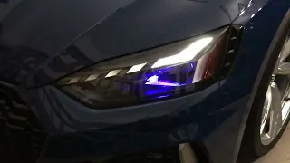 2021 Audi RS5 Sportback LED Matrix w/ Laser (and blue accent)