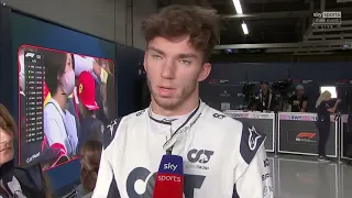 Pierre Gasly post-qualyfying interview Japanese GP 2022