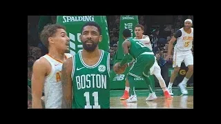 Kyrie Irving Teaches Trae Young A Lesson For 1V1 Him Then Trae Shocks Celtics With Steph Curry Range