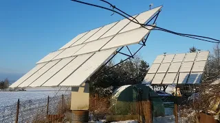 Fotowoltaika w Zimie. Porównanie Paneli Mono i Bifacial. Solar Tracker.