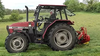 GRANDPA TONY TAKES HIS NEW MOWER FOR A SPIN !!