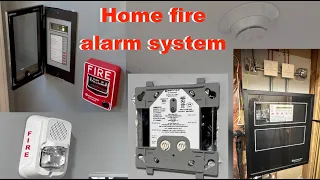 Home fire alarm system install. Notifier NFS-320, Detectors, L-series, and annunciator (Part 5)