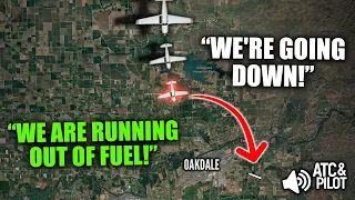 Plane CRASHES due to FUEL EXHAUSTION near Modesto, CA