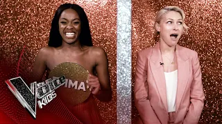 Emma Willis and AJ Odudu play Blind Mates! | The Voice Kids UK 2020