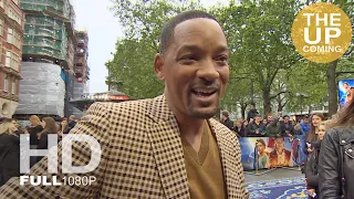 Aladdin: Will Smith (Genie) interview at premiere in London