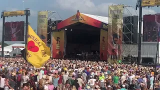 Jimmy Buffett, "Brown Eyed Girl, 2022 New Orleans JazzFest, 5/8/22