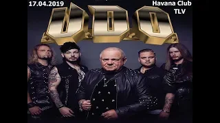 U.D.O. - 24/7 from "Mission X". Live in Tel Aviv. 17/04/2019
