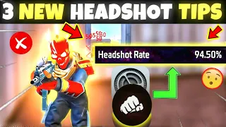 ഇനി എല്ലാം HEADSHOT 🔥🎯| HOW TO HEADSHOT EASILY MALAYALAM 2024 | NEW ONE TAP HEADSHOT TRICK MALAYALAM