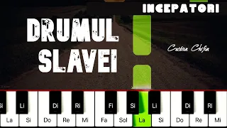 Drumul slavei trece si pe la cruce TUTORIAL PIAN INCEPATORI  Negativ Instrumental Cristian Chifan