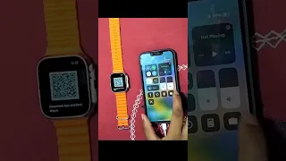 How to Connect T800 Ultra Smart Watch to iPhone | T800 Ultra Smart Watch Connect to ios #smartwatch