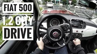 Fiat 500 1.2 (2017) - POV City Drive (60 FPS)