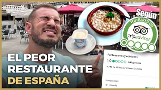 THE WORST RESTAURANT in SPAIN according to TRIPADVISOR 🤢 the OWNERS tell me THIS..