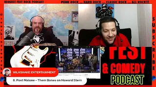 POST MALONE   Them Bones by Alice In Chains Cover Request Fest Podcast Reaction Clip