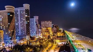 Batumi in the Night. Georgia. Ночной Батуми Грузия 2020