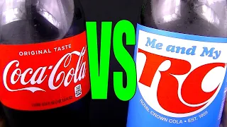 Coke or RC Cola - Cheap vs Expensive Taste Test - What is the Best Soda Pop? FoodFights Drink Review