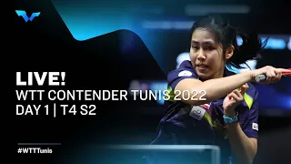 WTT Contender Tunis 2022 | Table 4 | Day 1 - Session 2