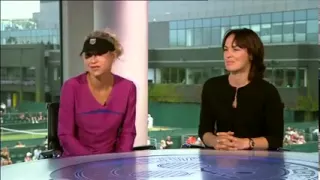 Martina Hingis & Anna Kournikova 2010 SW19 BBC Interview