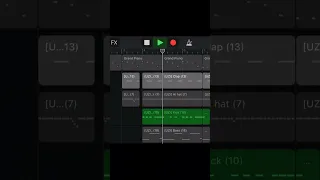 Бит и трек за 1 минуту / в гараж бэнд / написал трек на айфоне 😱 #garageband #trap #shorts