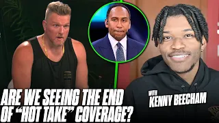 Pat McAfee & Kenny Beecham On How "Hot Take" Sports Coverage Is Dying