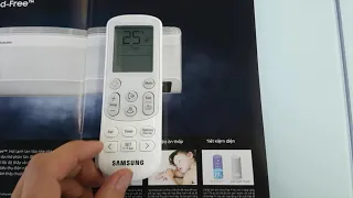 Hướng dẫn sử dụng điều khiển điều hòa Samsung năm 2020