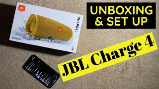 UNBOXING & SET UP of JBL Charge 4 - Awesome Bluetooth Speaker