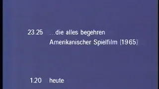 TV Programm Vorschau 1990, ZDF, 3Sat, ARD
