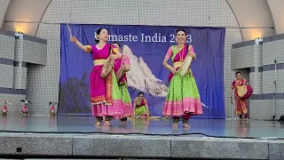 Paraiyatam performance by our Japanese team at Namaste India 2023 #namasteindia #tamilfolksong