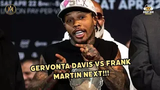 BREAKING NEWS: GERVONTA DAVIS VS FRANK MARTIN THIS SUMMER ACCORDING TO MIKE COPPINGER!!!