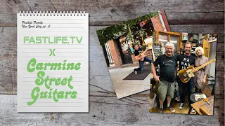 The Fastlife in New York City | Derek Picks Up A Custom Guitar at Carmine Street Guitars