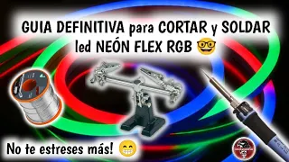 Cómo cortar y soldar led neón RGB? 😋