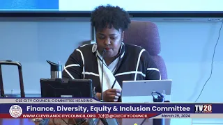 Finance, Diversity, Equity and Inclusion Committee,  March 25, 2024
