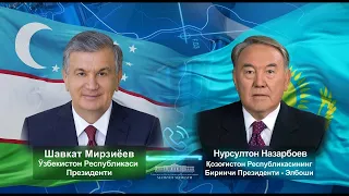 Шавкат Мирзиёев провел телефонный разговор с  Нурсултаном Назарбаевым