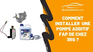 Comment installer une pompe additif FAP de chez 3RG ?