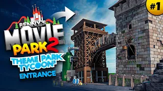 Building BENNY'S MOVIE PARK 2 in Roblox! | Theme Park Tycoon 2 • #1