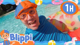 FUN IN THE SUN WITH BLIPPI AND FRIENDS | Fun with Blippi! | Blippi Educational Songs for Kids