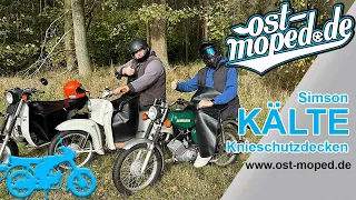 Simson S51| Genau das richtige für den Winter | Knieschutzdecke