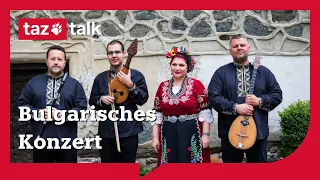 Konzert des Nedyalko Nedyalkov Quartetts - bulgarische Folklore in der taz Kantine