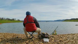 Catch Spring Trout from the bank at Giant Reservoirs (New Melones Reservoir)