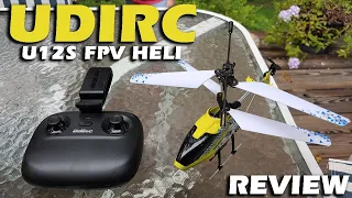 UDIRC U12S WIFI FPV Helicopter Review