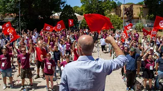 Intervento di Lorenzo Lang al comizio conclusivo del III Congresso Nazionale del FGC