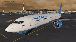 Летим из Пулково в Сочи (ULLI-URSS) по старому маршруту | X-Plane 11 | Level UP B738NG