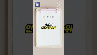 시대별 인기 이름 순위