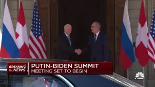 President Joe Biden arrives at Geneva summit to meet Vladmir Putin