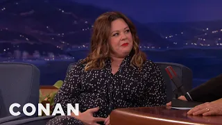 Young Melissa McCarthy Was POSITIVE Her Parents Never Had Sex Ever | CONAN on TBS