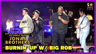 Big Rob Reunites with Jonas Brothers for Burnin' Up on The Tour at Yankee Stadium Night 2!