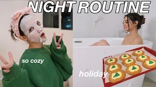 MY COZY WINTER NIGHT ROUTINE | Christmas 2021