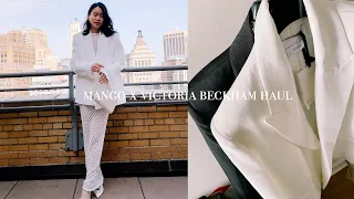 VICTORIA BECKHAM X MANGO HAUL | REVIEW AND TRY ON