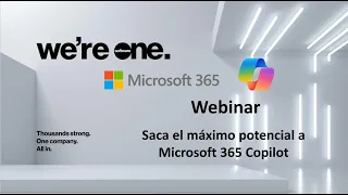 Saca el máximo potencial a Microsoft 365 Copilot